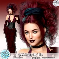 GOTHIC BEAUTY IRAY POSER TUBE CU - FS by Disyas