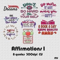 Affirmations 1 Word Art
